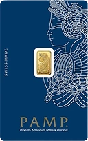 Zlatý slitek PAMP Fortuna 1 g