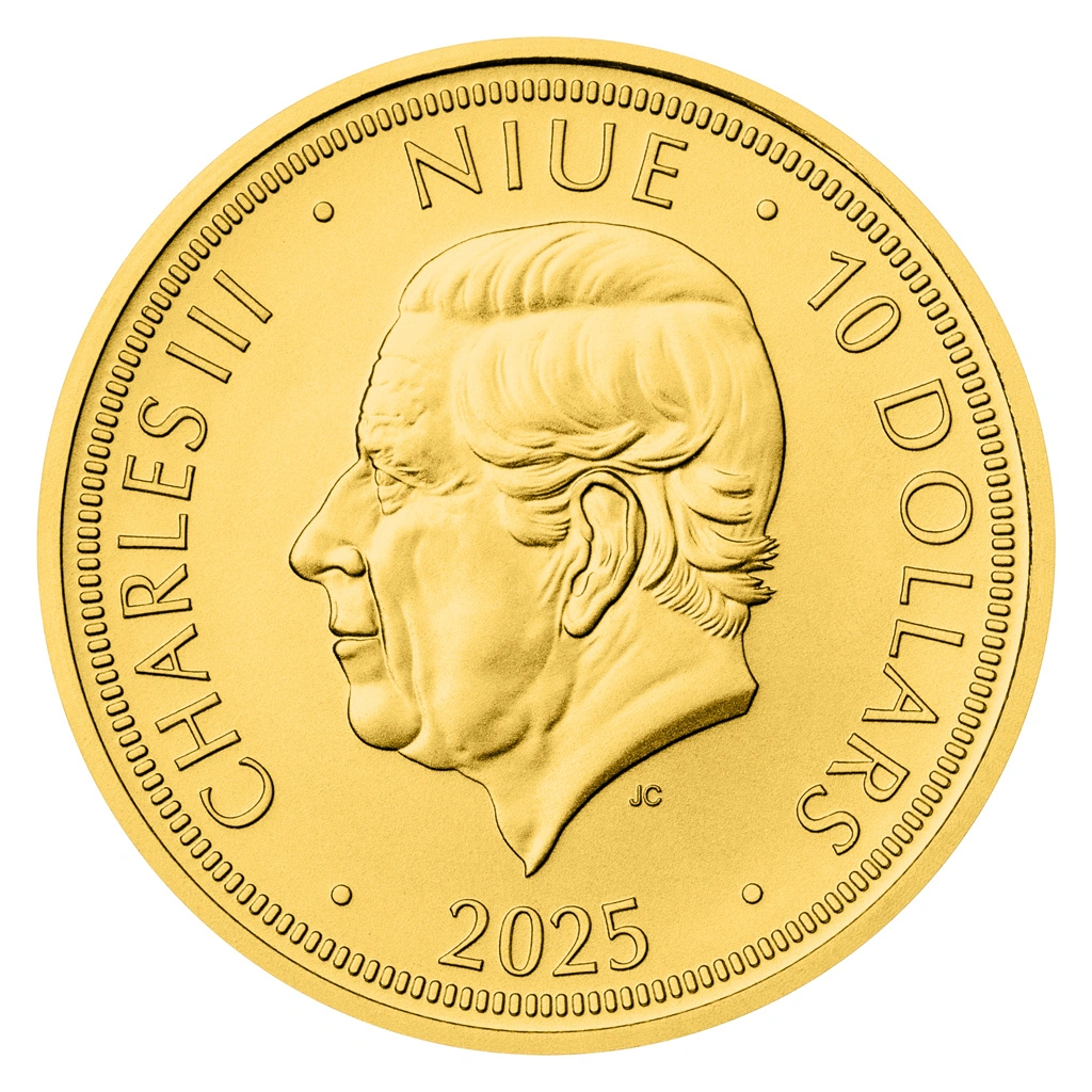 Zlatá 1/4oz investiční mince Český lev 2025 stand | 7,78 g