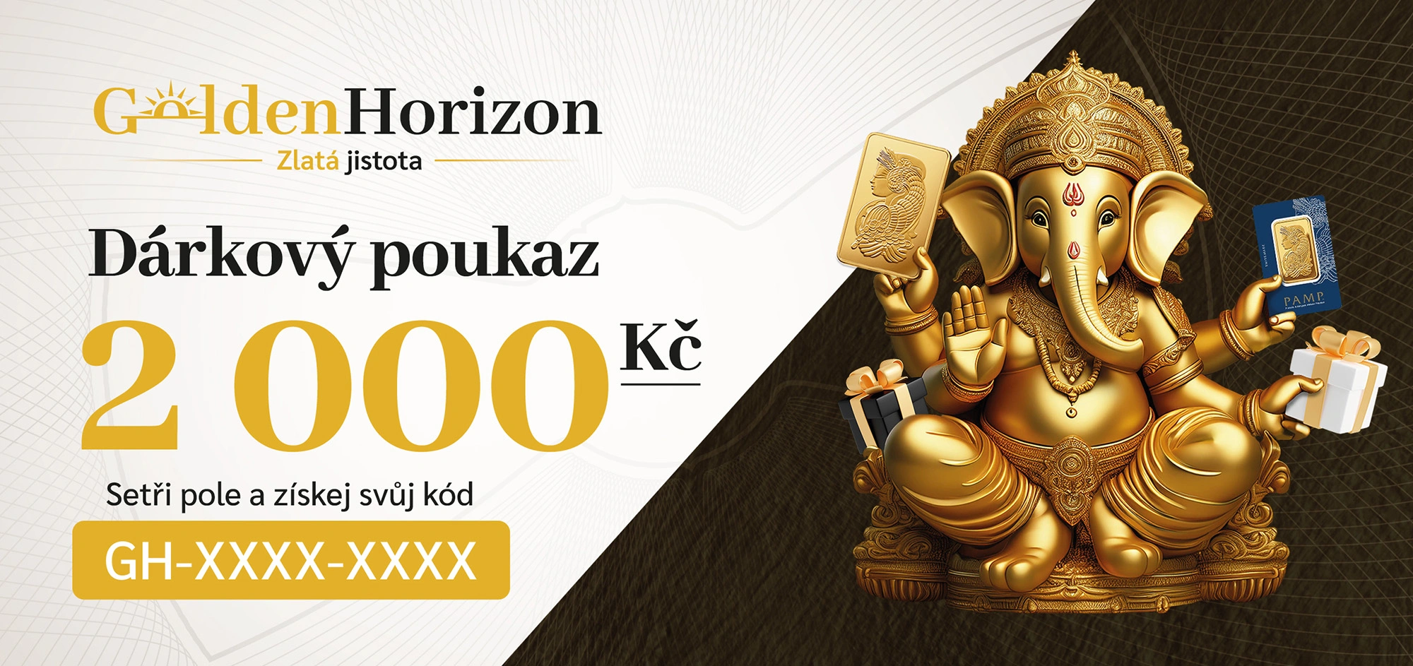 Dárkový poukaz 2 000 Kč