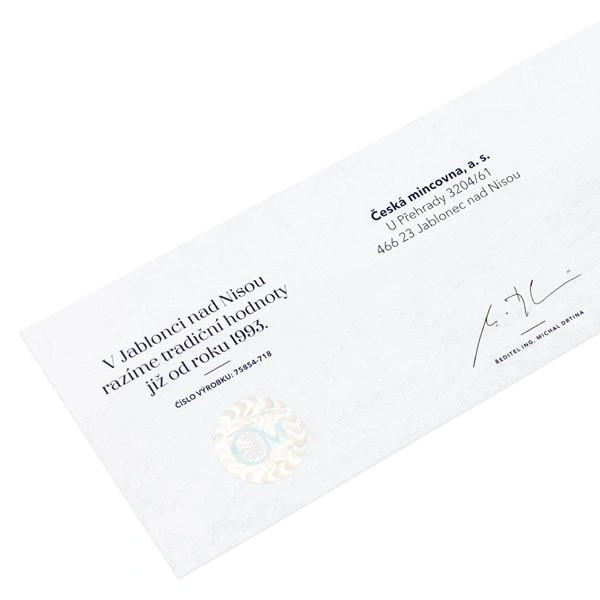 Stříbrná mince Psí plemena - Border kolie proof | 31,1 g - pohled 5