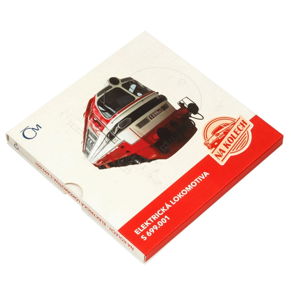 Stříbrná mince Na kolech - Elektrická lokomotiva S 699.001 proof | 31,1 g - pohled 5