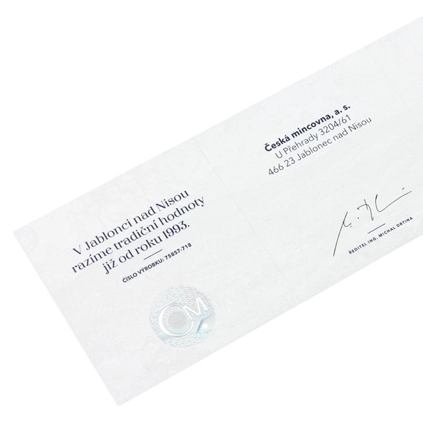 Stříbrná mince Psí plemena - Německý boxer proof | 31,1 g - pohled 5