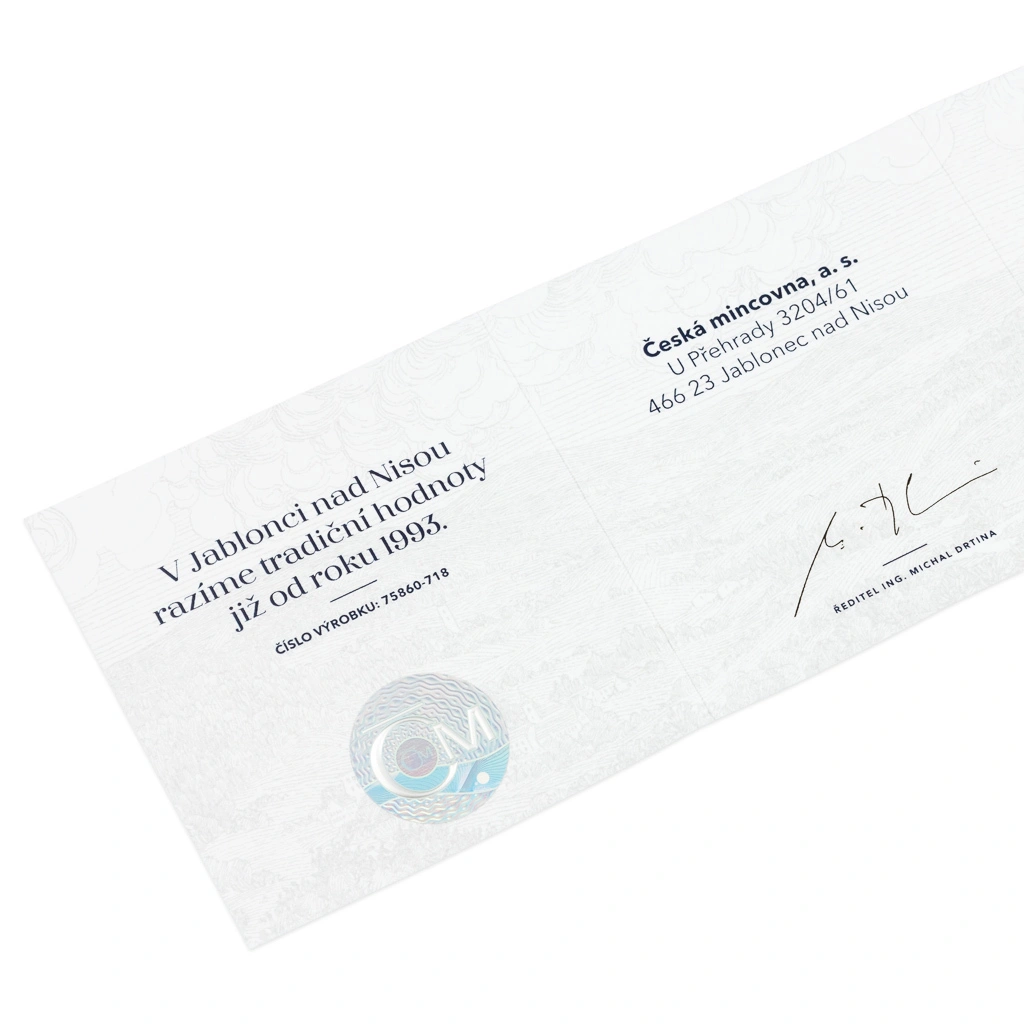 Stříbrná mince Psí plemena - Sibiřský husky proof | 31,1 g - pohled 5