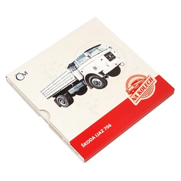 Stříbrná mince Na kolech - Nákladní automobil Škoda LIAZ 706 proof | 31,1 g - pohled 4