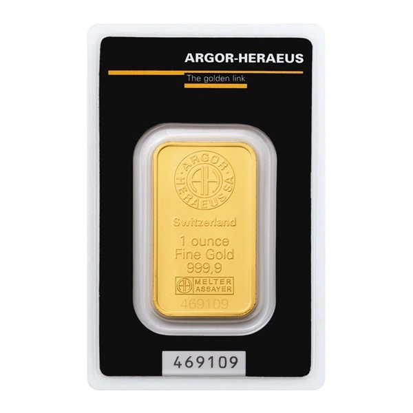 Zlatý slitek Argor-Heraeus 31,1 g