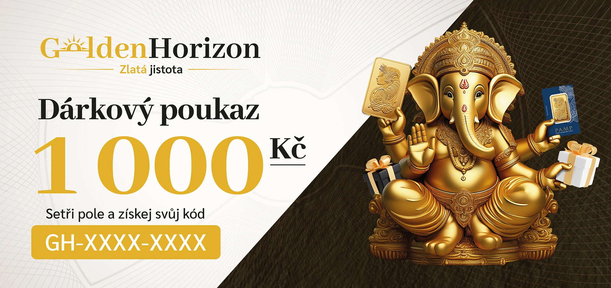 Dárkový poukaz 1 000 Kč