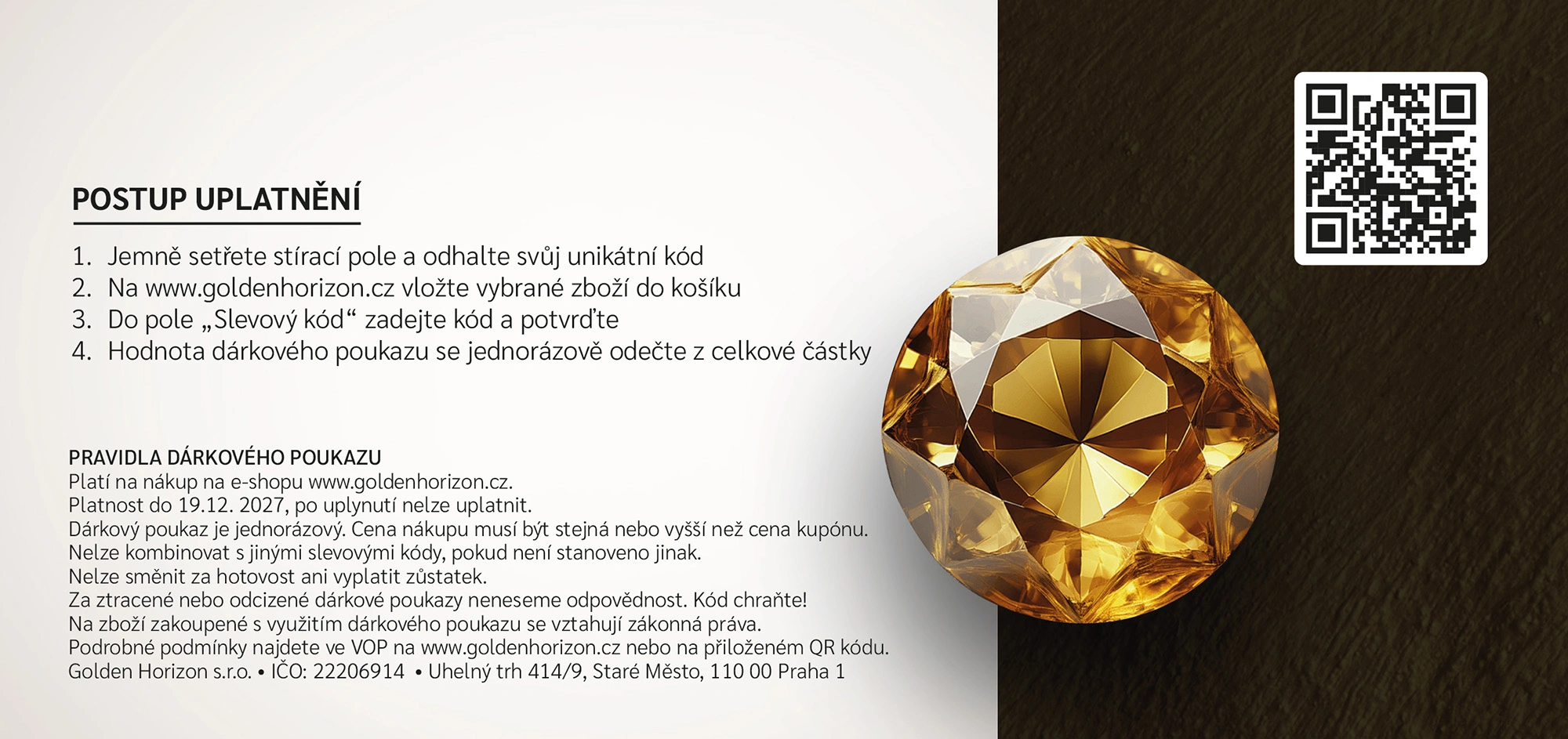 Dárkový poukaz 1 000 Kč